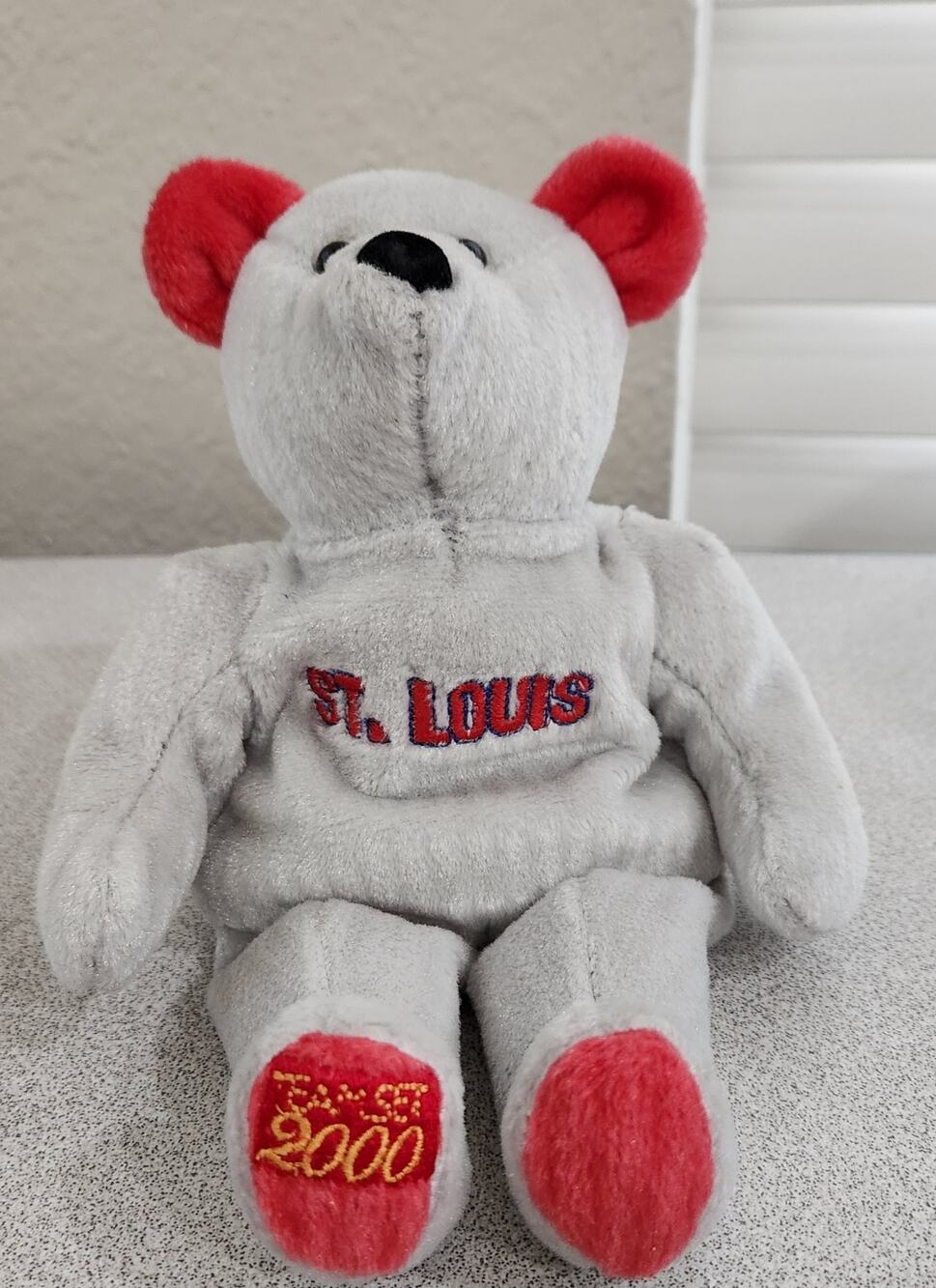 St Louis McGwire 2000 Team Set Beanie Bear